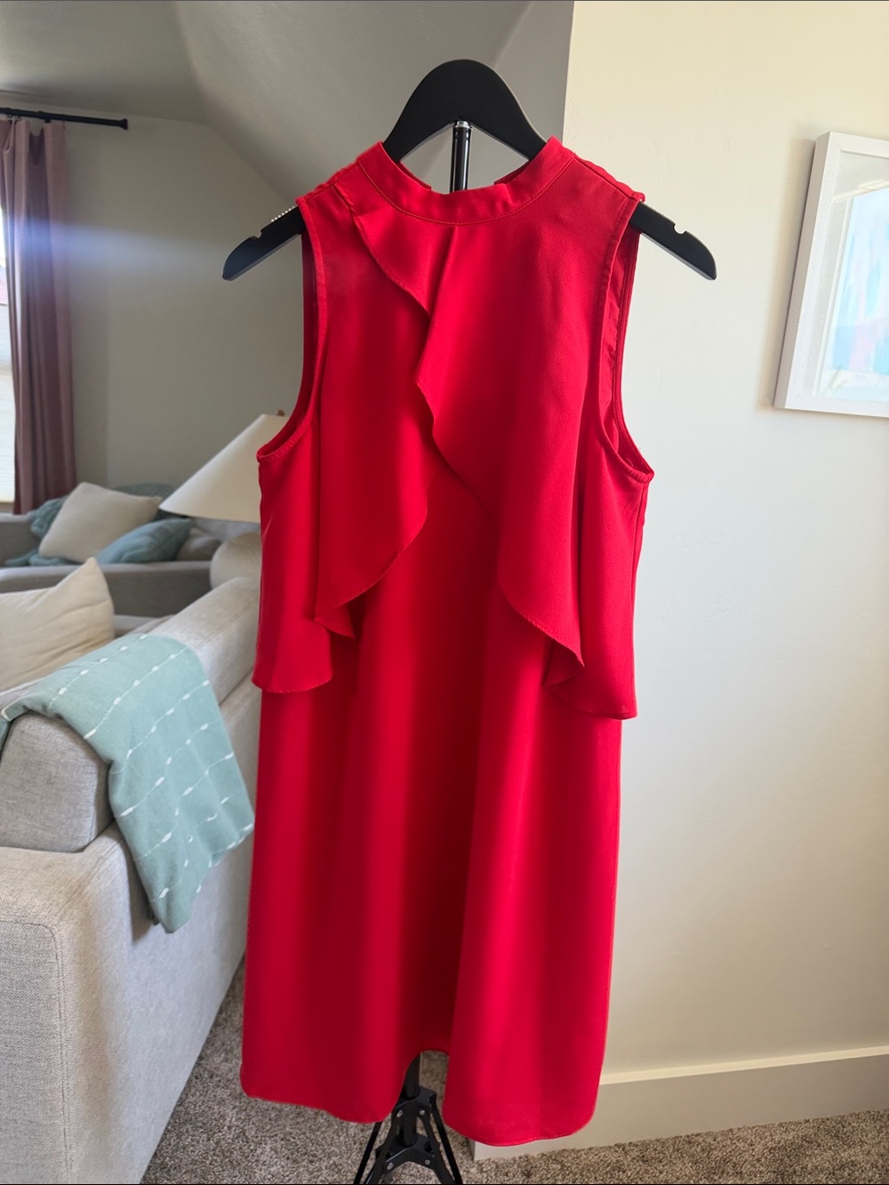 Red Sleeveless Dress